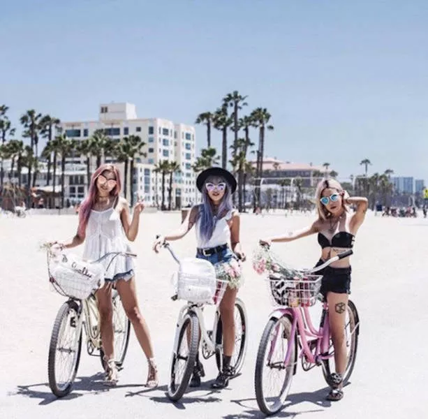 Sexy girls on bicycles - #23 