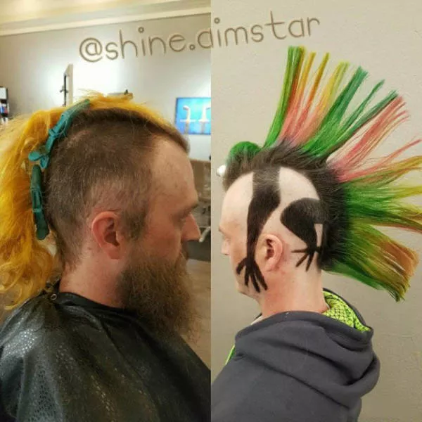 Craziest hairdos ever seen - #15 