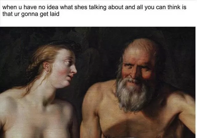 Medieval art with funny captions