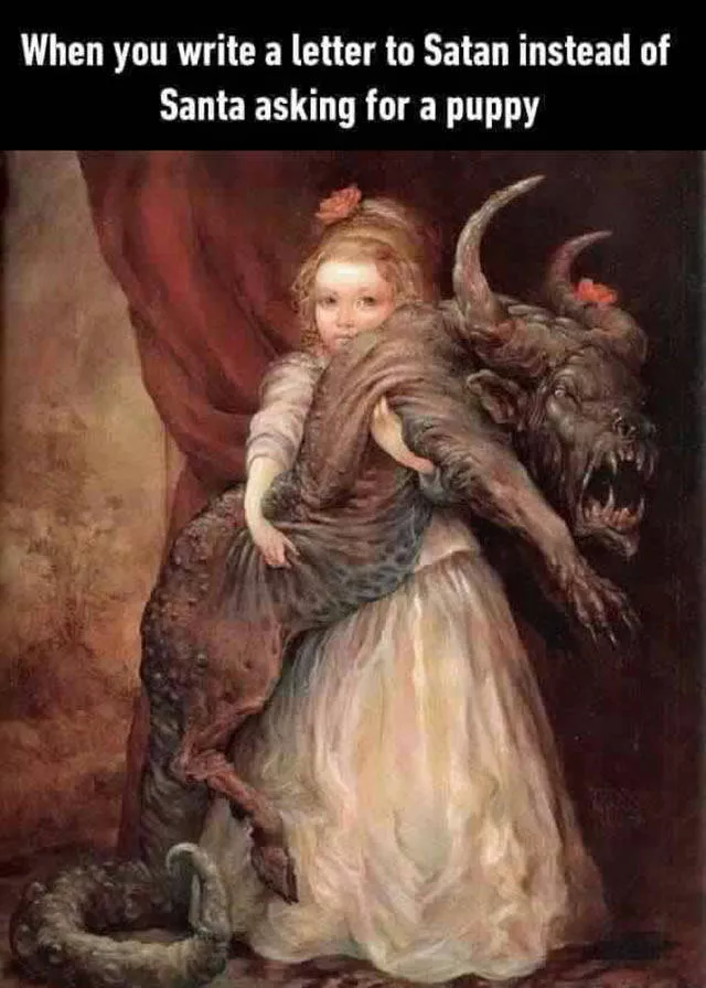 Medieval art with funny captions - #19 