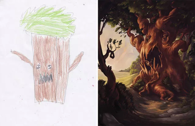 Une belle reproduction des dessins fait par des petits enfants - #14 