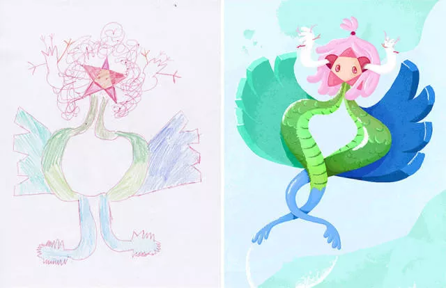 Une belle reproduction des dessins fait par des petits enfants - #28 