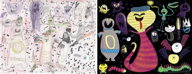 Une belle reproduction des dessins fait par des petits enfants - #35 
