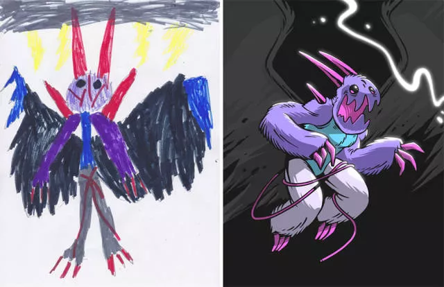 Une belle reproduction des dessins fait par des petits enfants - #38 