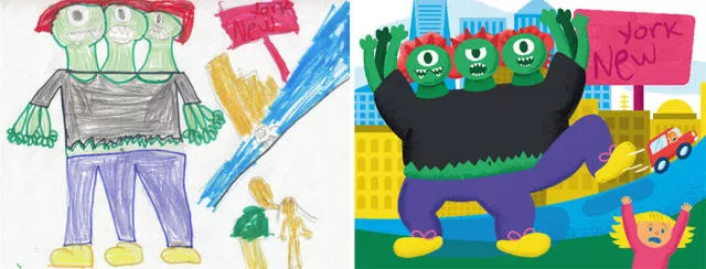 Une belle reproduction des dessins fait par des petits enfants - #39 