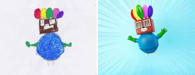 Une belle reproduction des dessins fait par des petits enfants - #40 