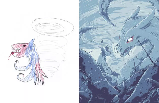 Une belle reproduction des dessins fait par des petits enfants - #41 