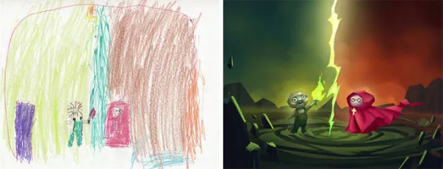 Une belle reproduction des dessins fait par des petits enfants - #50 