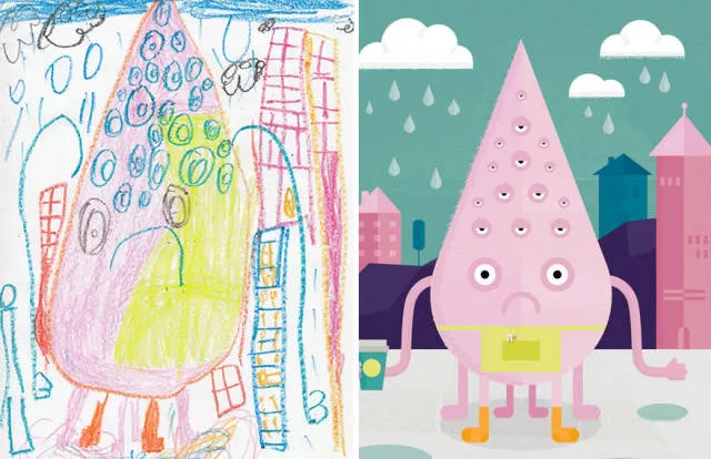 Une belle reproduction des dessins fait par des petits enfants - #51 