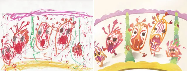 Une belle reproduction des dessins fait par des petits enfants - #52 