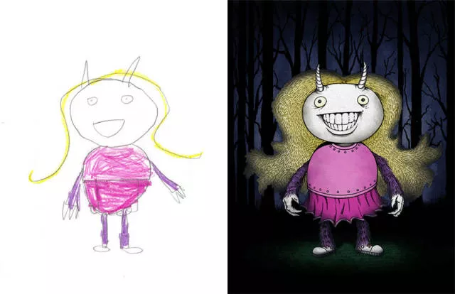 Une belle reproduction des dessins fait par des petits enfants - #53 