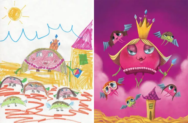 Une belle reproduction des dessins fait par des petits enfants - #55 