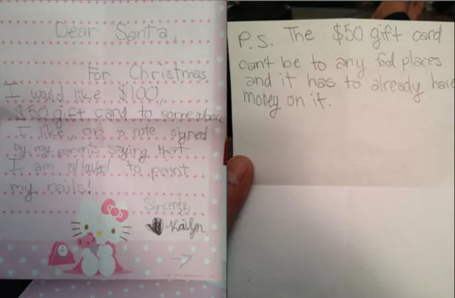 Funniest letters to santa - #12 
