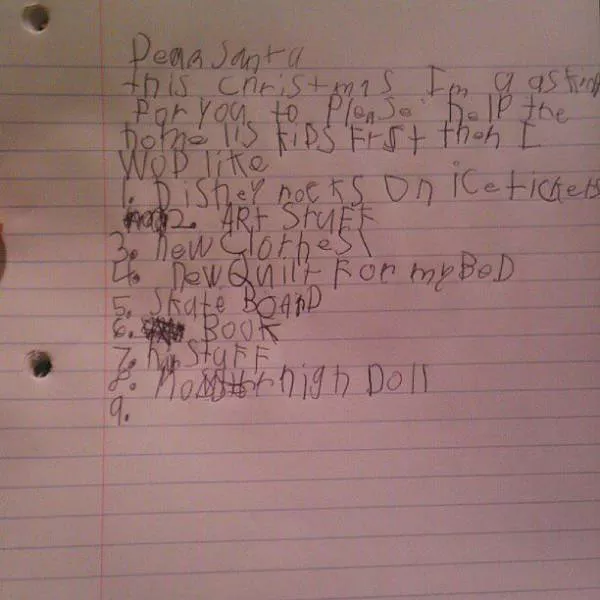 Funniest letters to santa - #19 