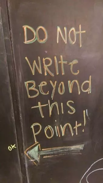 They do not like to follow the rules - #12 