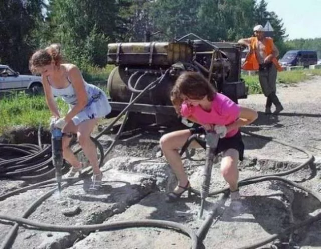 When the woman takes the place of the man