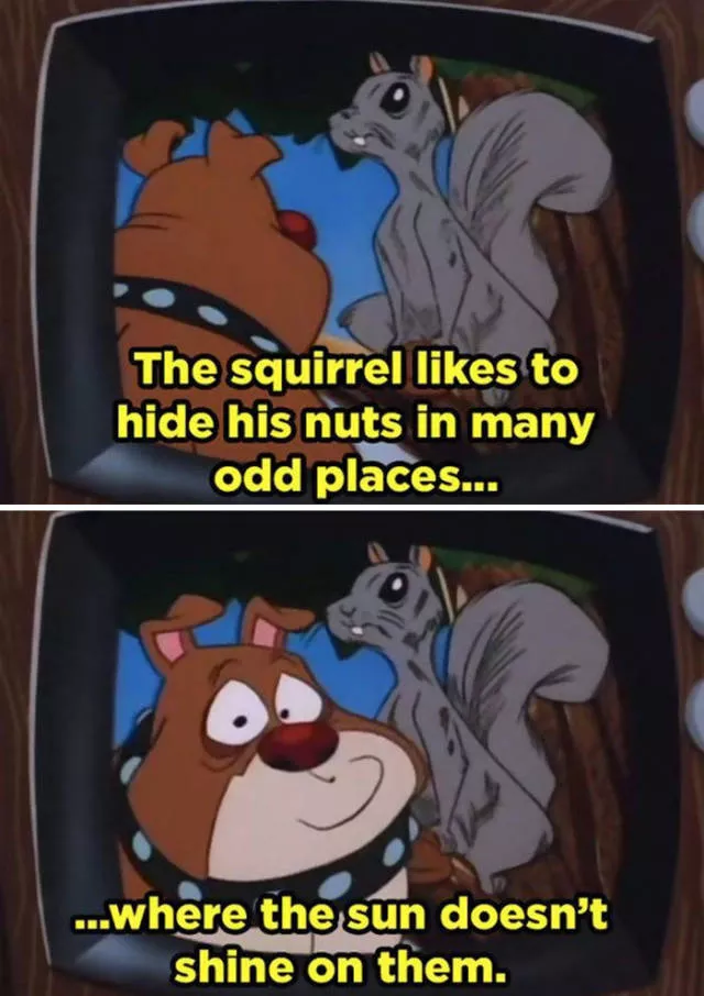 Jokes for adults in cartoons made for kids - #29 