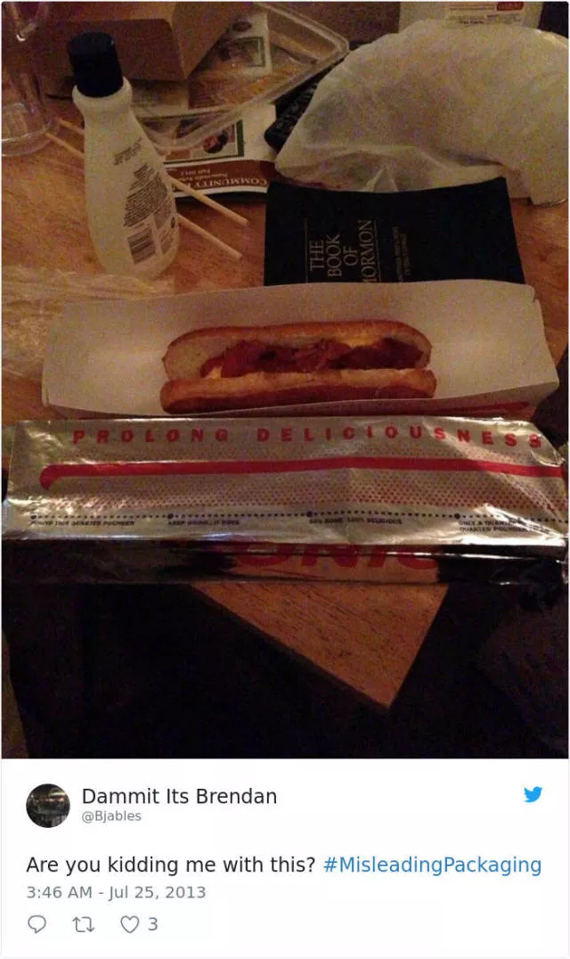 Do not believe in packaging - #15 