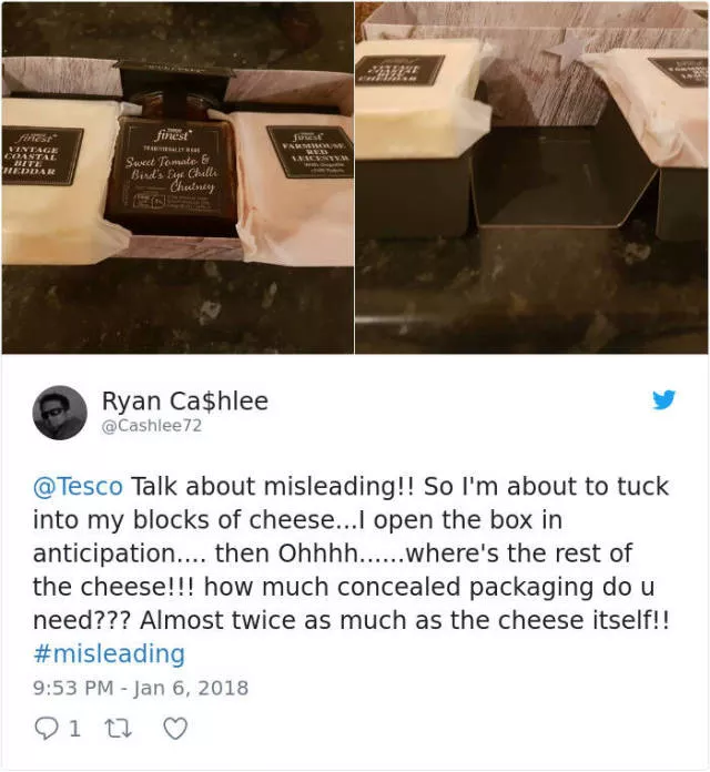Do not believe in packaging - #18 