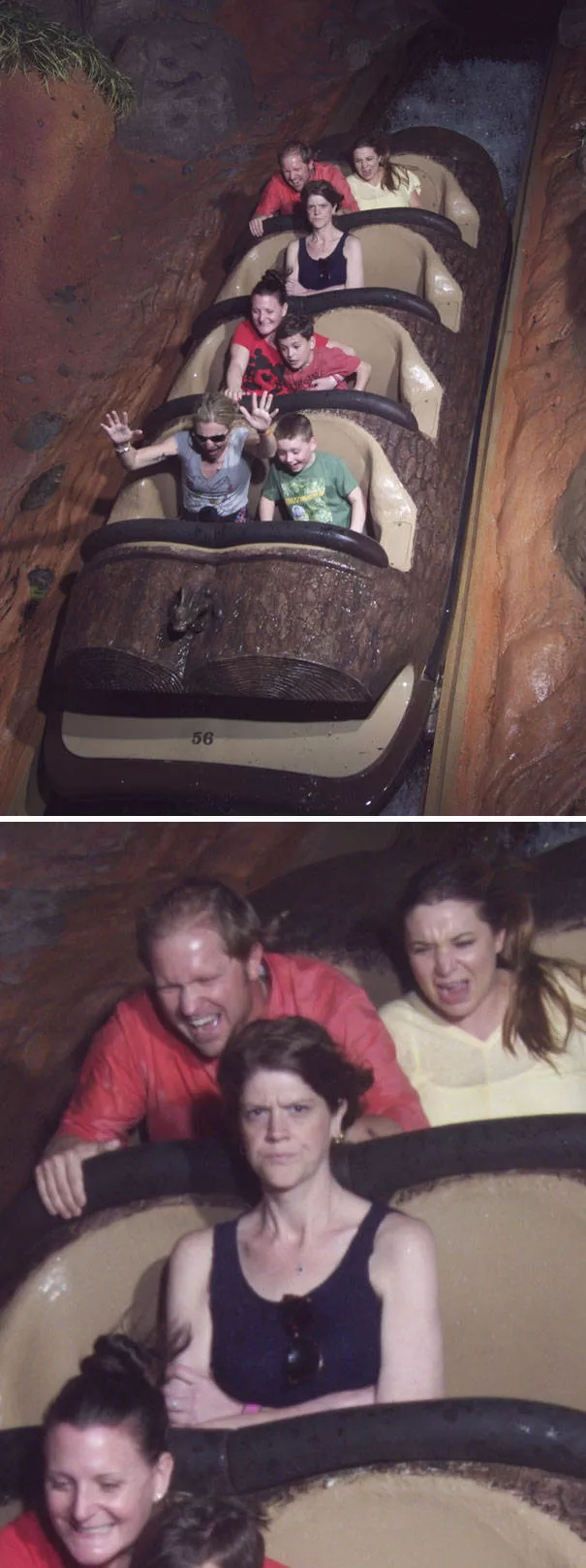 Reactions droles dans les montagnes russes - #13 