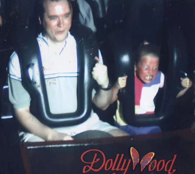 Reactions droles dans les montagnes russes