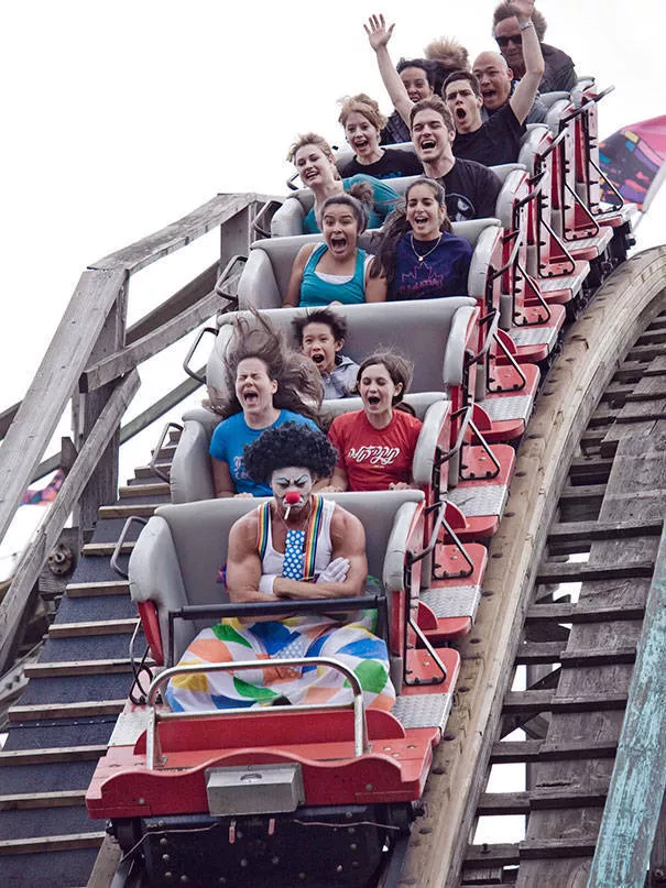 Reactions droles dans les montagnes russes - #22 