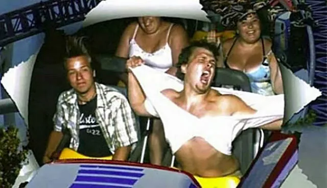 Funny reactions in roller coasters - #28 