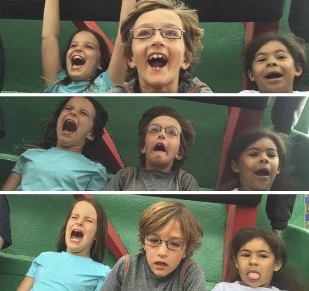 Funny reactions in roller coasters - #40 