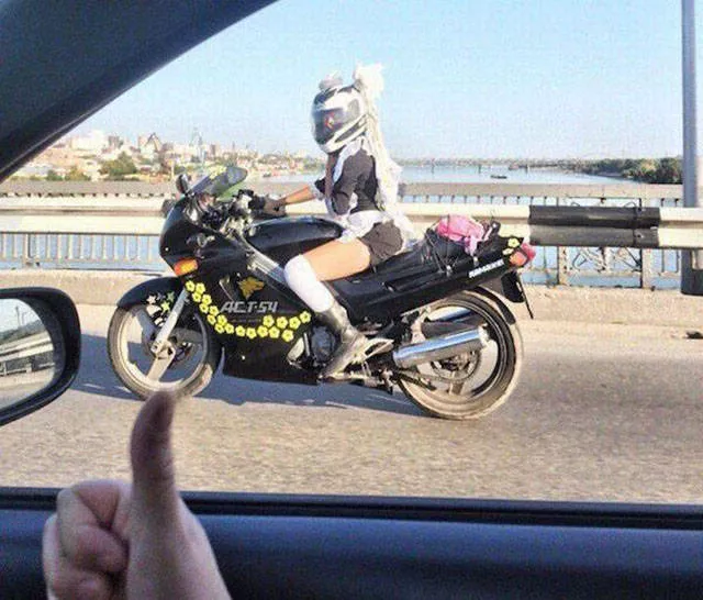 Moments de la vie sur la route