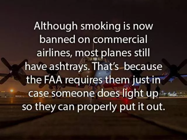 Little known facts about flying - #8 