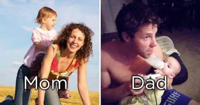 Mamans vs papas le role parental en images - #19 