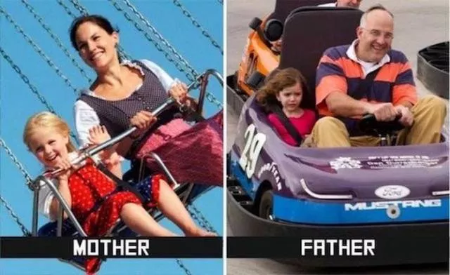 Mamans vs papas le role parental en images - #6 