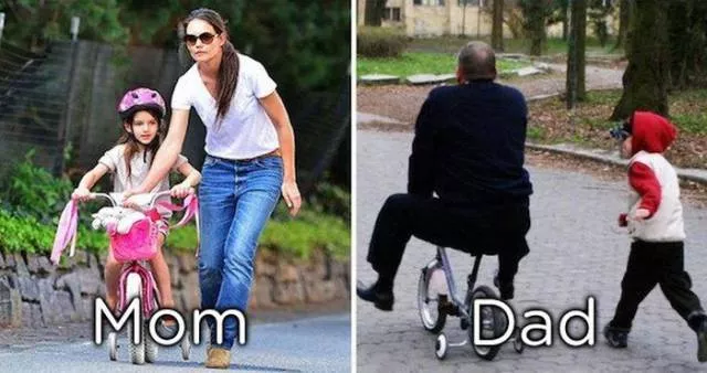 Mamans vs papas le role parental en images - #8 
