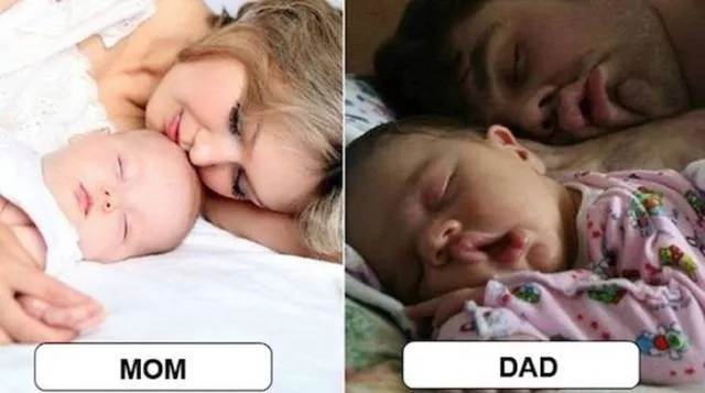 Mamans vs papas le role parental en images - #9 
