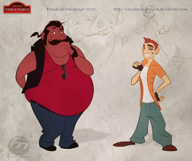 Cartoon characters turned into humans - #14 