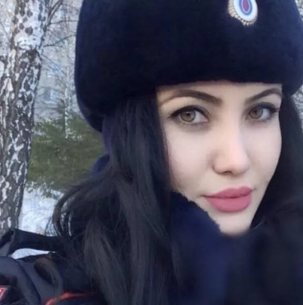 Beautiful russian police girls