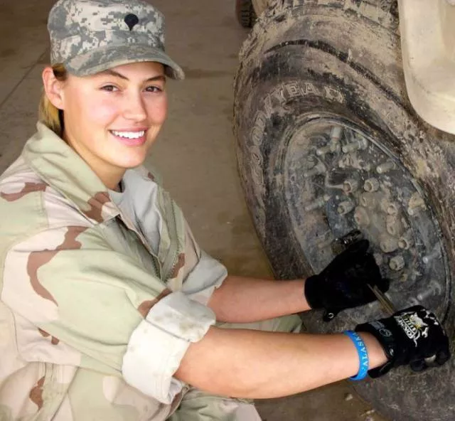 Killer look of the military girls - #28 