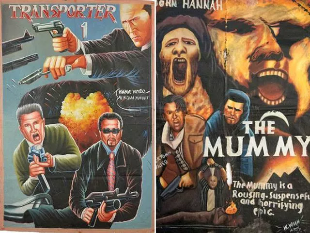 Hand painted african movie posters - #8 