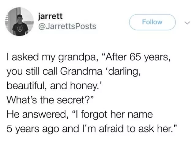 A bit of humour