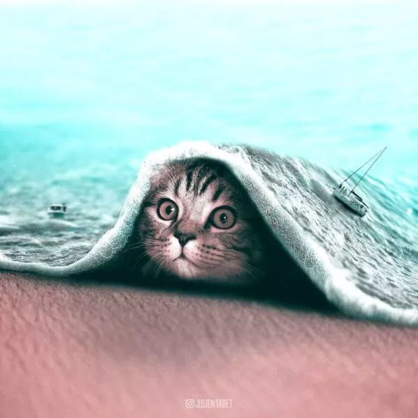 Unreal animals scene