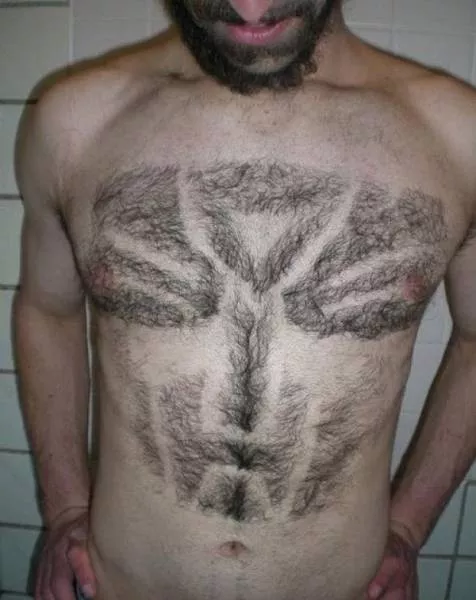 Body hair art - #11 