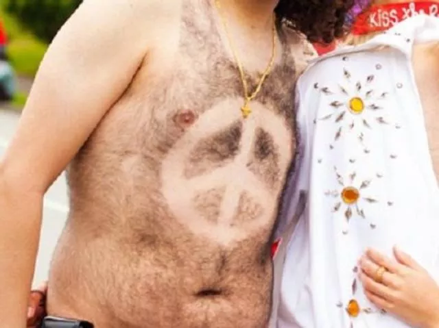 Body hair art - #13 