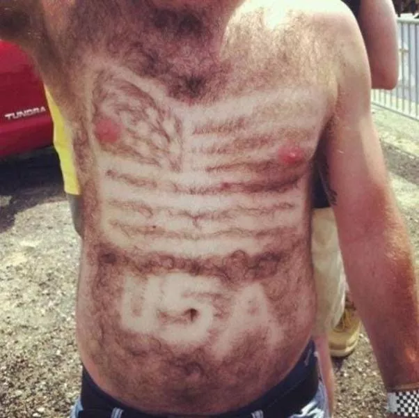 Body hair art - #23 