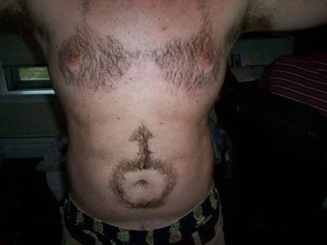 Body hair art - #24 