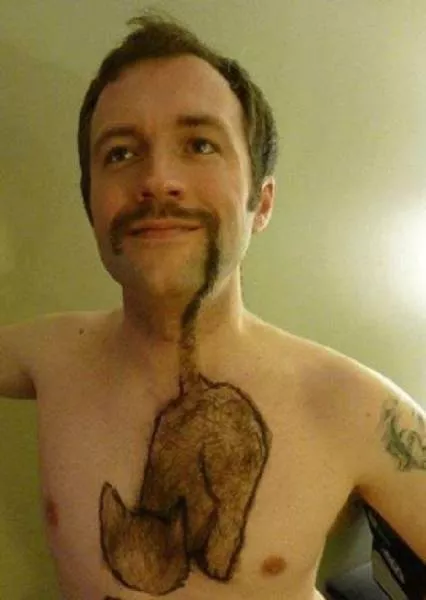 Body hair art - #25 