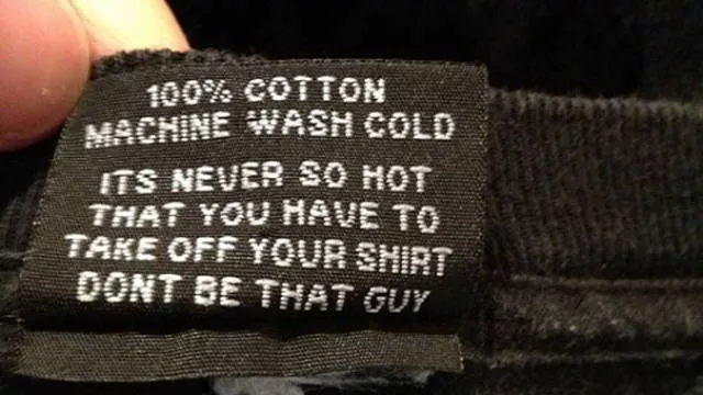 Funny tags on the clothes - #10 