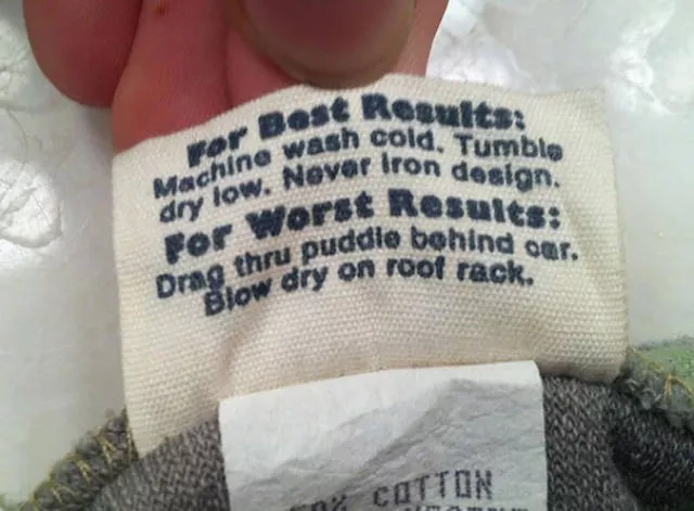 Droles tags sur les vetements - #14 