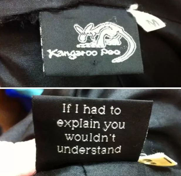 Droles tags sur les vetements - #6 