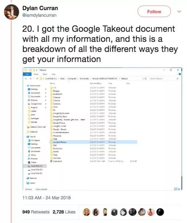 What google and facebook know about you - #21 