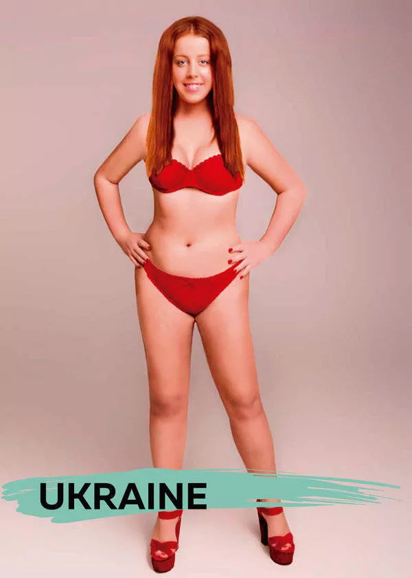 Corps de femme ideal dans differents pays - #14 